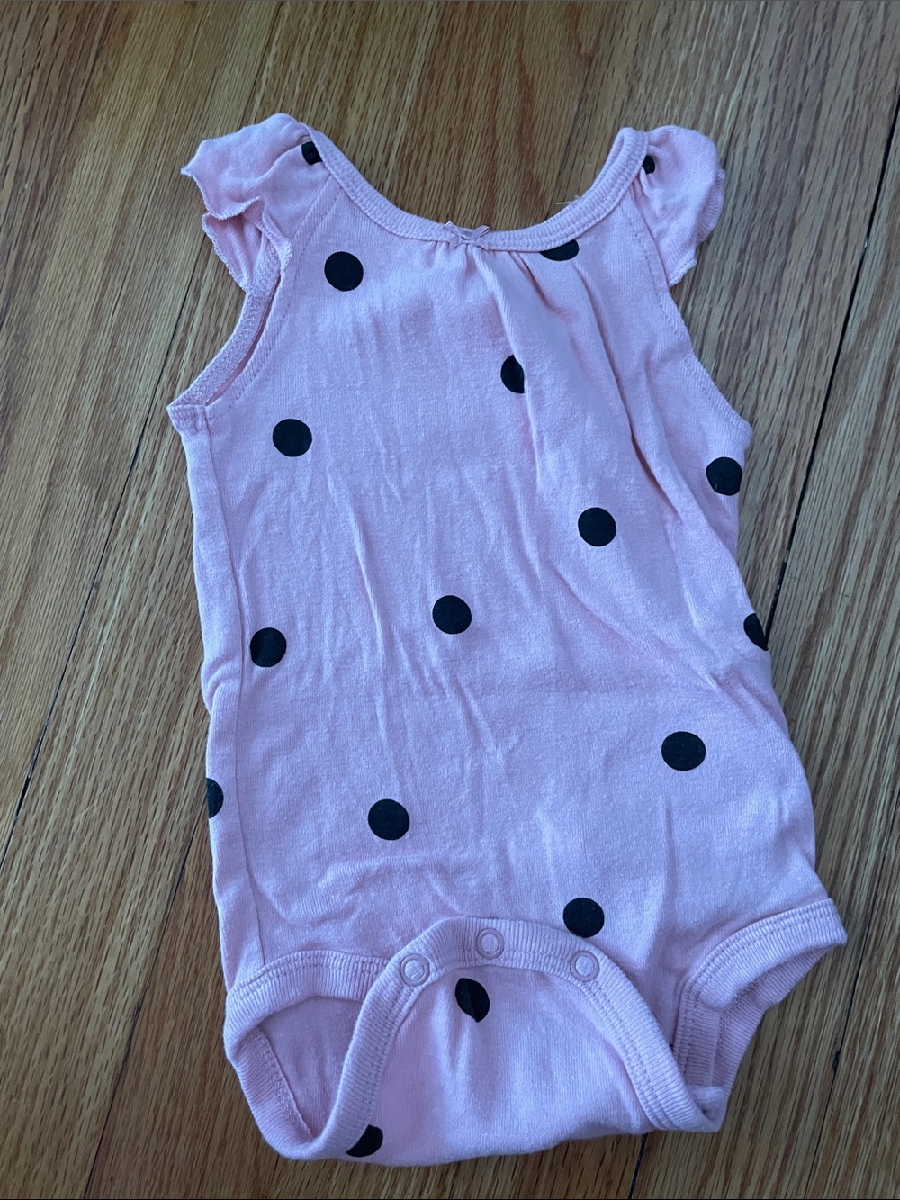 Carter's Light Pink Polka Dot Infant Bodysuit